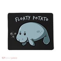 Floaty Potato Manatee Chubby Mermaid Funny Sea Cow Animal Mousepad thumb 0