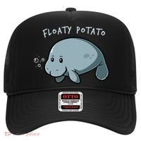 Floaty Potato Manatee Chubby Mermaid Funny Sea Cow Animal Hat thumb 0