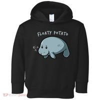 Floaty Potato Manatee Chubby Mermaid Funny Sea Cow Animal Toddler Hoodie thumb 0