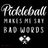 Funny Pickleball Makes Me Say Bad Words Pickleball Players Coffee Mug thumb 5