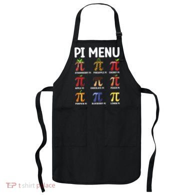 Funny Pi Menu Pi Day Apron
