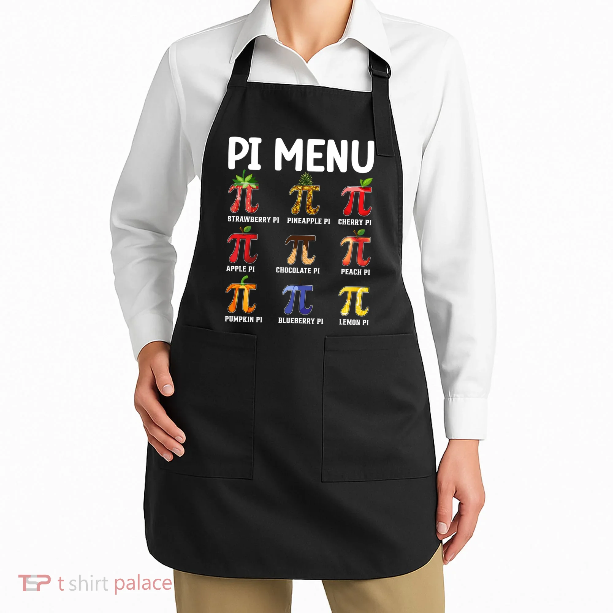 Funny Pi Menu Pi Day Apron
