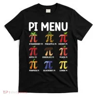 Funny Pi Menu Pi Day T-Shirt thumb 0