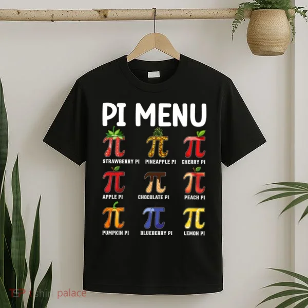Funny Pi Menu Pi Day T-Shirt