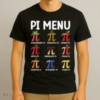 Funny Pi Menu Pi Day T-Shirt thumb 3