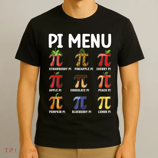 Funny Pi Menu Pi Day T-Shirt