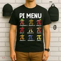 Funny Pi Menu Pi Day T-Shirt thumb 6