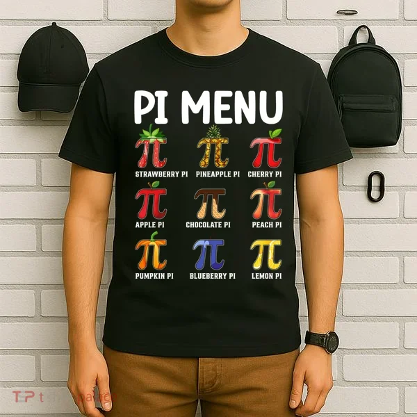 Funny Pi Menu Pi Day T-Shirt