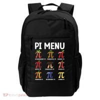 Funny Pi Menu Pi Day Backpack thumb 0
