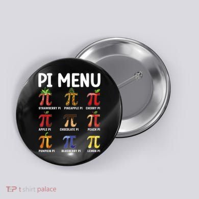 Funny Pi Menu Pi Day Button