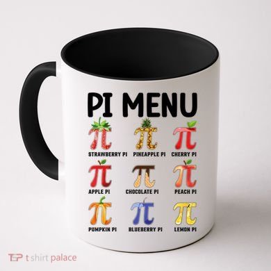 Funny Pi Menu Pi Day Coffee Mug