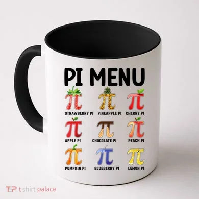 Funny Pi Menu Pi Day Coffee Mug