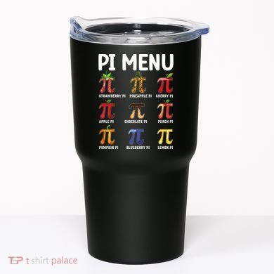 Funny Pi Menu Pi Day Tumbler
