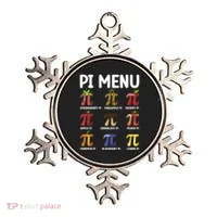 Funny Pi Menu Pi Day Ornament thumb 0