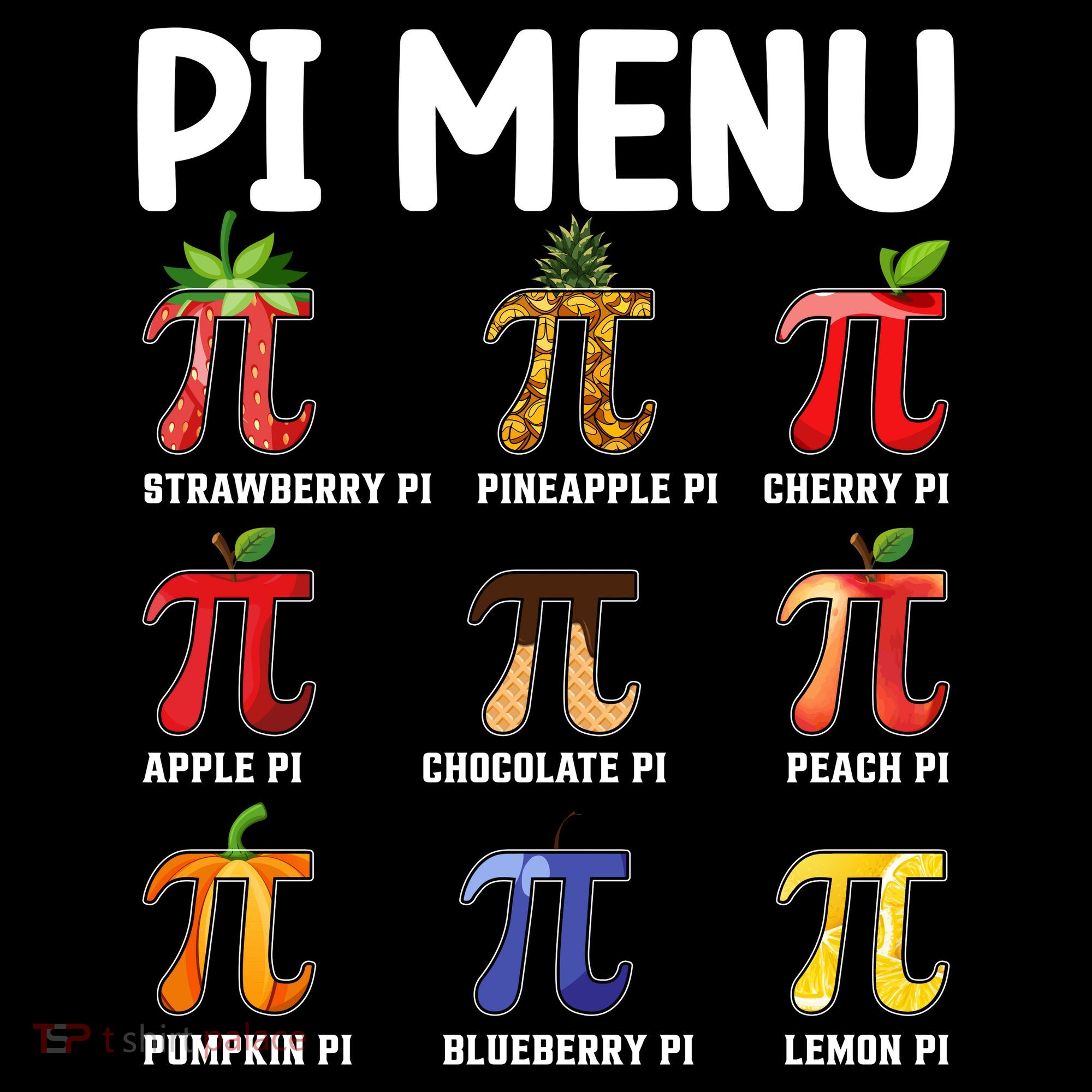 Funny Pi Menu Pi Day Ornament