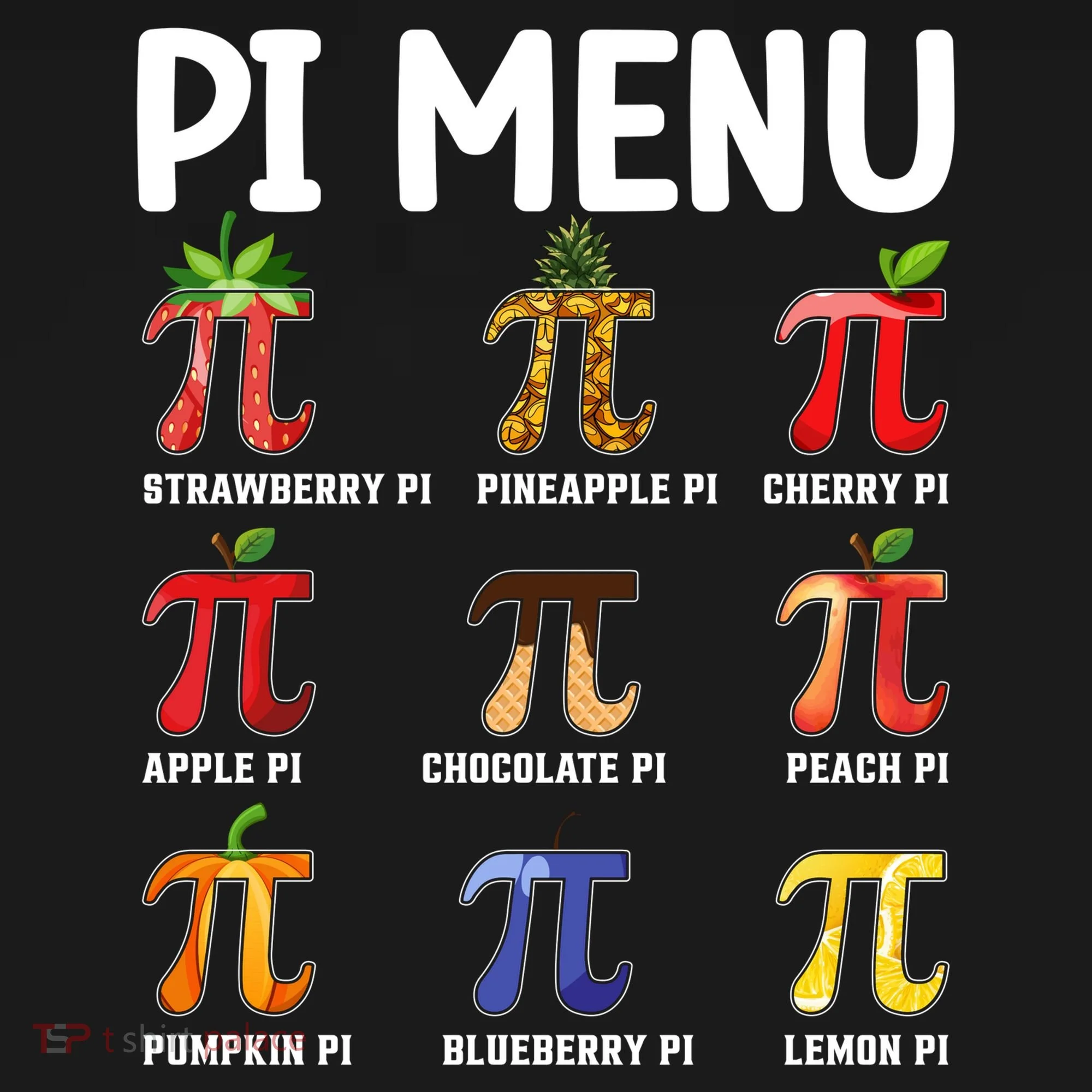 Funny Pi Menu Pi Day Ornament