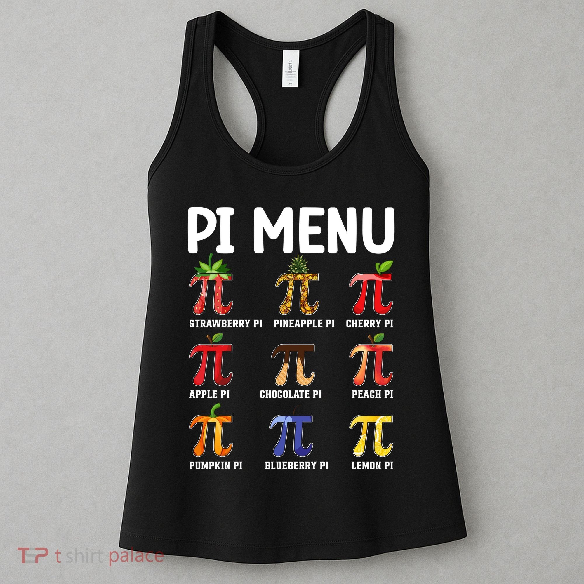 Funny Pi Menu Pi Day Women's Tank Top