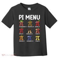 Funny Pi Menu Pi Day Toddler T-Shirt thumb 0