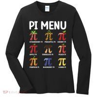 Funny Pi Menu Pi Day Women's Long Sleeve Shirt thumb 0
