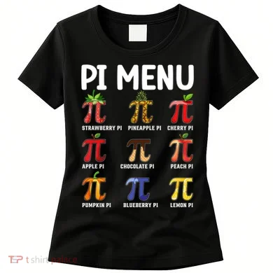 Funny Pi Menu Pi Day Women's T-Shirt