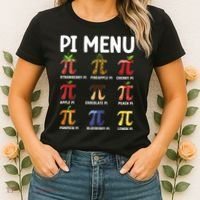 Funny Pi Menu Pi Day Women's T-Shirt thumb 2