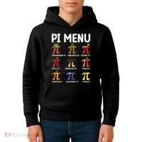 Funny Pi Menu Pi Day Kids Hoodie thumb 4