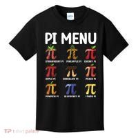 Funny Pi Menu Pi Day Kids T-Shirt thumb 0