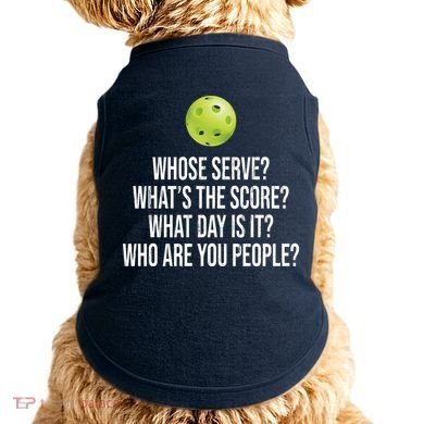 Funny Pickleball Meme Doggie Tank