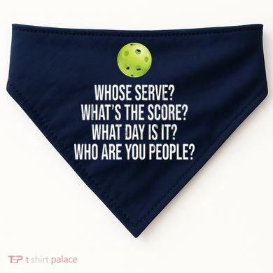 Funny Pickleball Meme USA-Made Doggie Bandana