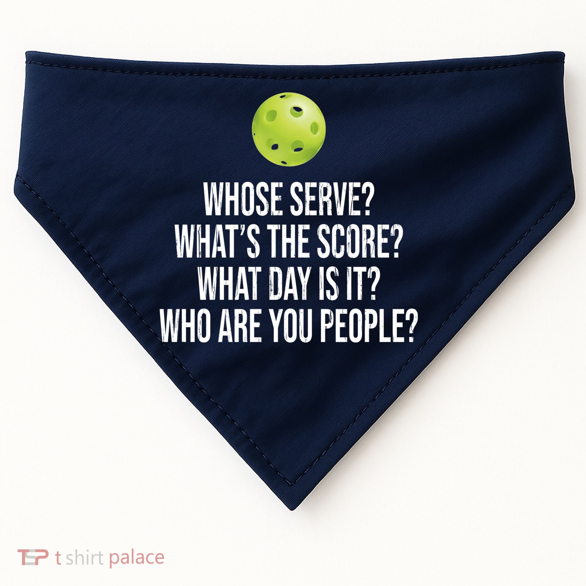 Funny Pickleball Meme USA-Made Doggie Bandana
