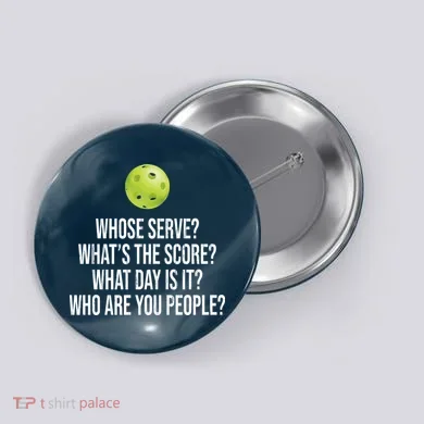 Funny Pickleball Meme Button