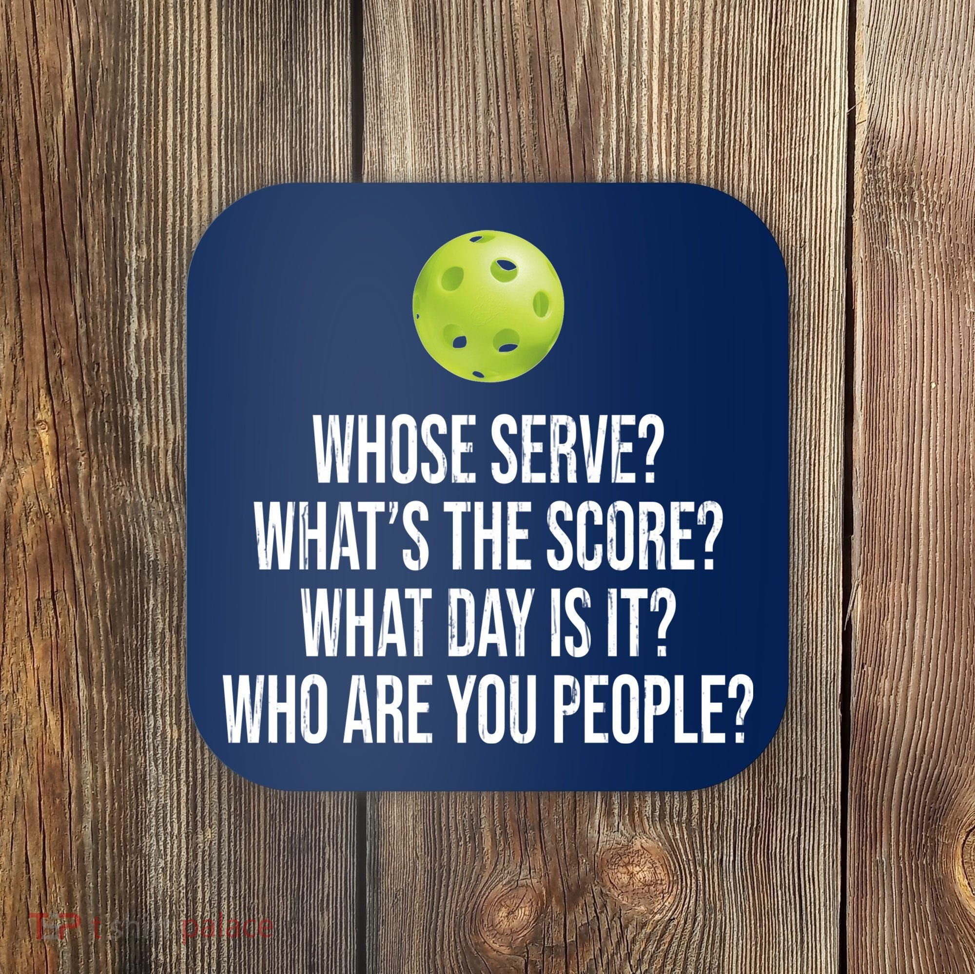 Funny Pickleball Meme Coaster