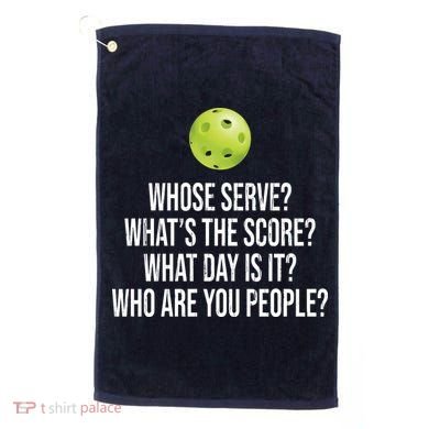 Funny Pickleball Meme Golf Towel
