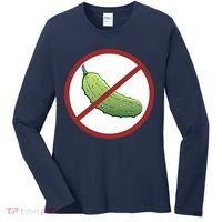 Fun Pickleball, No Pickle, Pickleball For Life Women's Long Sleeve Shirt thumb 0