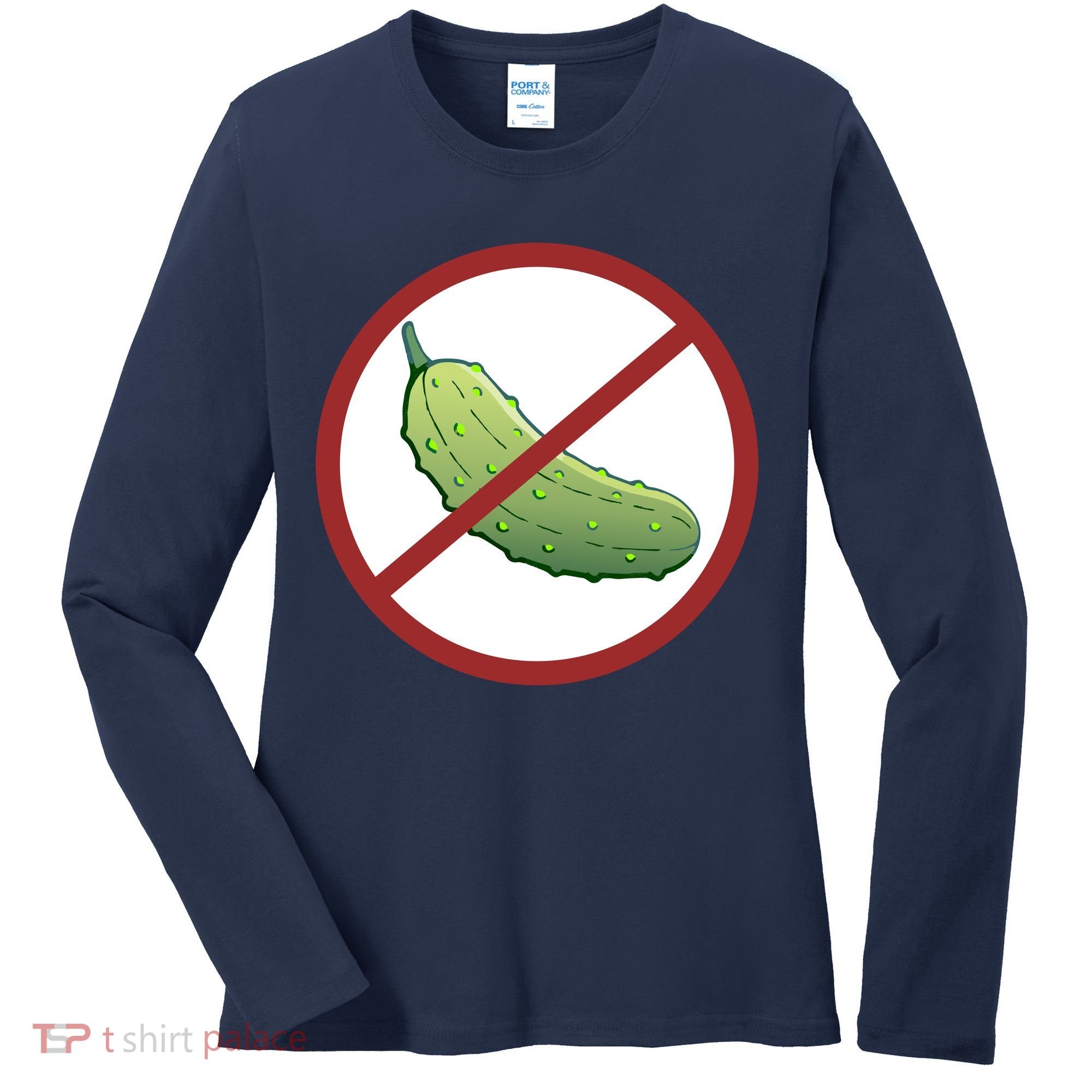 Fun Pickleball, No Pickle, Pickleball For Life Women's Long Sleeve Shirt