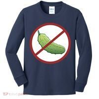 Fun Pickleball, No Pickle, Pickleball For Life Kids Long Sleeve Shirt thumb 0