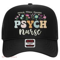 Funny Psychiatric Nurse Rn Cute Psych Nurse Squad Pmhnp Hat thumb 0
