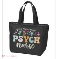 Funny Psychiatric Nurse Rn Cute Psych Nurse Squad Pmhnp Tote Bag thumb 3