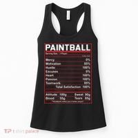 Funny Paintball Nutrition Facts Women's Tank Top thumb 0