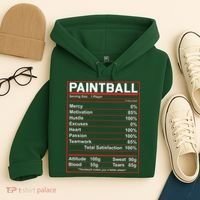 Funny Paintball Nutrition Facts Hoodie thumb 4