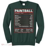 Funny Paintball Nutrition Facts Sweatshirt thumb 0