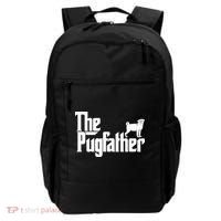 Funny Pug Owner Shirts The Pugfather Pug Father Gift Backpack thumb 0