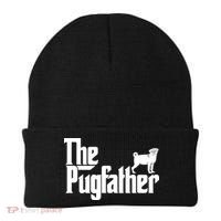 Funny Pug Owner Shirts The Pugfather Pug Father Gift Beanie thumb 0