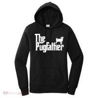 Funny Pug Owner Shirts The Pugfather Pug Father Gift Women's Hoodie thumb 0