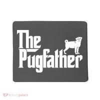 Funny Pug Owner Shirts The Pugfather Pug Father Gift Mousepad thumb 0