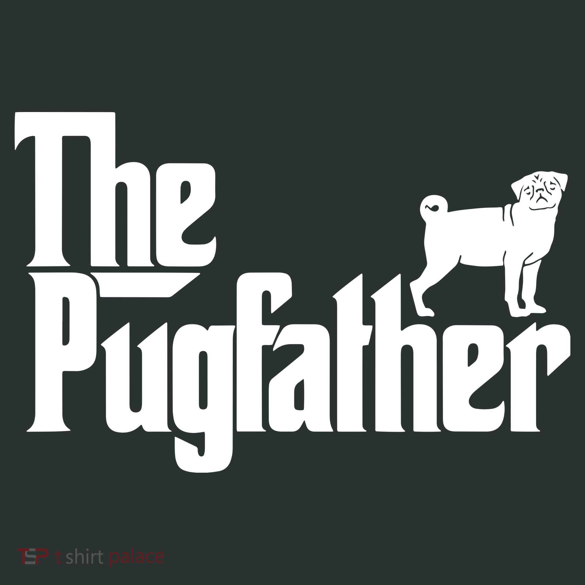Funny Pug Owner Shirts The Pugfather Pug Father Gift Mousepad
