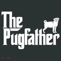 Funny Pug Owner Shirts The Pugfather Pug Father Gift Women's T-Shirt thumb 6