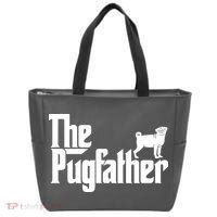 Funny Pug Owner Shirts The Pugfather Pug Father Gift Tote Bag thumb 0