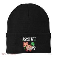 Funny Pig Organic Food Veganism Plant Based Vegan Gift Beanie thumb 0