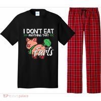 Funny Pig Organic Food Veganism Plant Based Vegan Gift Pajama Set thumb 0
